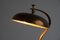 Lampe de Bureau en Laiton Patiné, Italie, 1950s 3