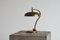 Lampe de Bureau en Laiton Patiné, Italie, 1950s 4