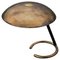 Lampe de Bureau en Laiton Patiné, Italie, 1950s 1