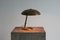 Lampe de Bureau en Laiton Patiné, Italie, 1950s 3