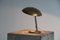 Lampe de Bureau en Laiton Patiné, Italie, 1950s 5