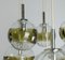 Lampada a sospensione con 7 sfere in vetro di Oberglas Austria, anni '60, Immagine 3