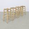 Vintage Bar Stools with Cane Seatings, 1970s, Set of 4 1