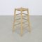 Vintage Bar Stools with Cane Seatings, 1970s, Set of 4 4