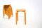 Taburetes apilables Frosta vintage de madera curvada de Ikea, años 90. Juego de 5, Imagen 6