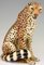 Mid-Century Gepard Skulptur aus Keramik von Giovanni Ronzan, Italien, 1960er 1
