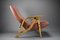 Gilda Brown Leather Armchair by Carlo Mollino for Zanotta, 1990s, Image 4