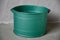 Green Sheet Metal Fishermans Basket, 1940s 9
