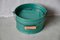 Green Sheet Metal Fishermans Basket, 1940s 4