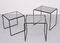 Nesting Tables with Black Metal Frame, 1970, Set of 3, Image 3
