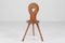 Silla sueca antigua de tres patas al estilo de Axel Einar Hjorth, década de 1850, Imagen 1