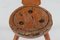 Silla sueca antigua de tres patas al estilo de Axel Einar Hjorth, década de 1850, Imagen 7