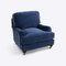 Cornflower Blue Baxter Armchair from Pure White Lines, Image 6