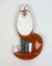 Mid-Century Fox Ceramic Wall Figure from Keramia Znojmo, 1960s 1
