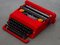 Vintage Model Valentine Typewriter attributed to Ettore Sottsass for Olivetti, 1969, Image 10