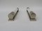 Art Deco Nickel-Plated Wall Sconces, Set of 2 3