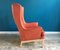 Vintage Wingback Chair in Leather by Arne Norell, Image 4