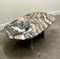Vintage Oval Cipollino Ondulato Marble Coffee Table, Italy, 1970s 1