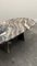 Vintage Oval Cipollino Ondulato Marble Coffee Table, Italy, 1970s 13