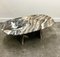 Vintage Oval Cipollino Ondulato Marble Coffee Table, Italy, 1970s 2