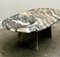 Vintage Oval Cipollino Ondulato Marble Coffee Table, Italy, 1970s 4