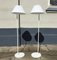 Lámparas de pie Combi danesas minimalistas blancas de Per Iversen para Louis Poulsen, años 80. Juego de 2, Imagen 1