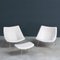 Oyster F159 Lounge Chairs and Ottoman by Pierre Paulin for Artifort, 1960s, Set of 2 1