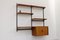 Modulares dänisches Vintage Teak Wandregal von Kai Kristiansen für FM, 1960er. 1