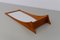 Moderner dänischer Wandspiegel aus Teak mit Ablage von Jansen Spejle, 1960er 4