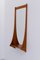 Moderner dänischer Wandspiegel aus Teak mit Ablage von Jansen Spejle, 1960er 1