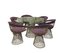 Dining Chairs and Table by Warren Platner for Knoll, Italy, 1960s, Set of 7, Image 1