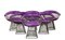 Dining Chairs and Table by Warren Platner for Knoll, Italy, 1960s, Set of 7, Image 8