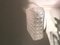 Portuguese Square Glass Flush Mount Ceiling or Wall Light, 1970s, Image 6