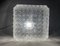 Portuguese Square Glass Flush Mount Ceiling or Wall Light, 1970s, Image 2