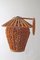 Appliques Murales Lanterne en Bambou, 1950s, Set de 2 5