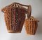 Appliques Murales Lanterne en Bambou, 1950s, Set de 2 8