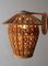 Appliques Murales Lanterne en Bambou, 1950s, Set de 2 14