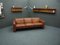 Cubic Leather Sofa by Hans Kaufeld, 1970s 2
