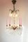 Vintage Swedish Bronze Chandelier with Candles, 1940s 4