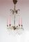 Vintage Swedish Bronze Chandelier with Candles, 1940s 1
