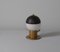 Lampe de Bureau en Laiton avec Dôme en Acier, Italie, 1950s 5