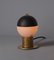 Lampe de Bureau en Laiton avec Dôme en Acier, Italie, 1950s 3