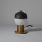 Lampe de Bureau en Laiton avec Dôme en Acier, Italie, 1950s 4