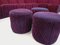 Vintage Snake Modular Sofa in Velvet, 1970s, Set of 14 41