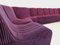 Vintage Snake Modular Sofa in Velvet, 1970s, Set of 14 22