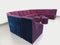 Vintage Snake Modular Sofa in Velvet, 1970s, Set of 14 35