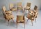 Chaises de Salon Vintage par Maurice Pré, France, 1950s, Set de 8 6