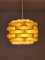 Mid-Century Wooden Pendant Lamp by Hans-Agne Jakobsson, Sweden, 1970s 8