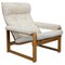 Danish Oak Armchair, 1970s, Image 1