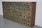 Large Industrial French Painted Pine Hardware Store Cabinet, 1950s 16